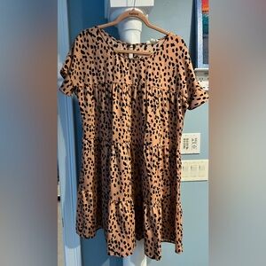 Eesome Animal Print Dress